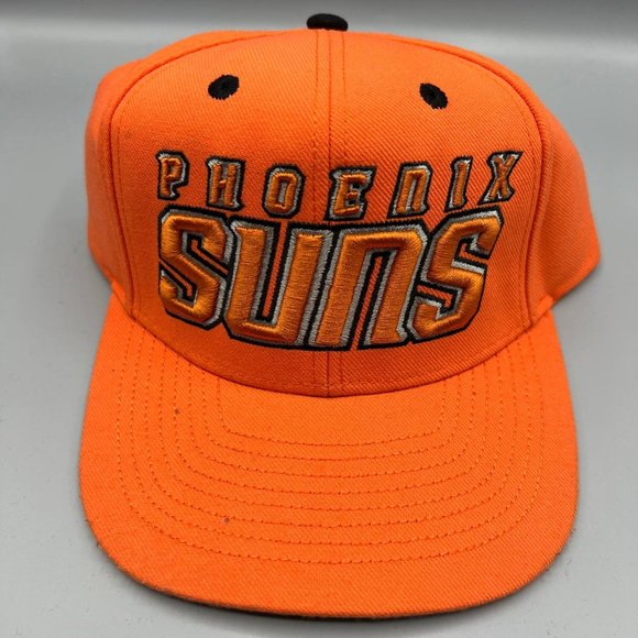 Phoenix Suns Embroidered NBA Hat Snap back Cap‎ Orange Men - Picture 1 of 7
